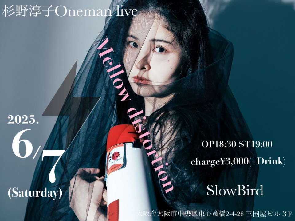杉野淳子Oneman live【Mellow distortion】