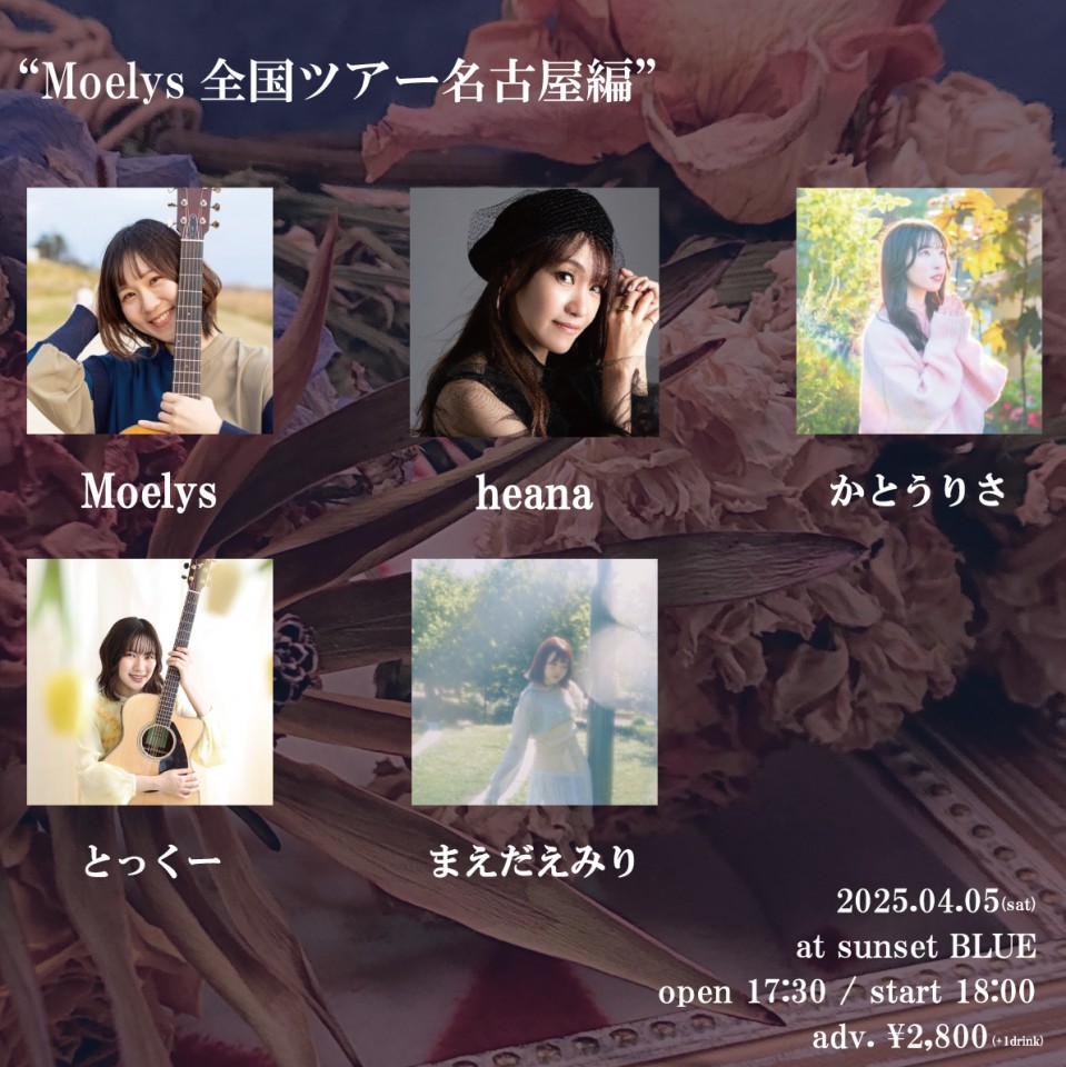 Moelys /heana /かとうりさ /とっくー /まえだえみり